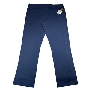 Skechers GOwalk Pant II Navy Blue Flare Leg Yoga Pants Pockets 3XL  NEW Go Walk